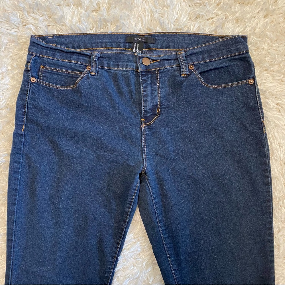 Dark Denim Skinny Jeans Forever 21 - Picture 4 of 7